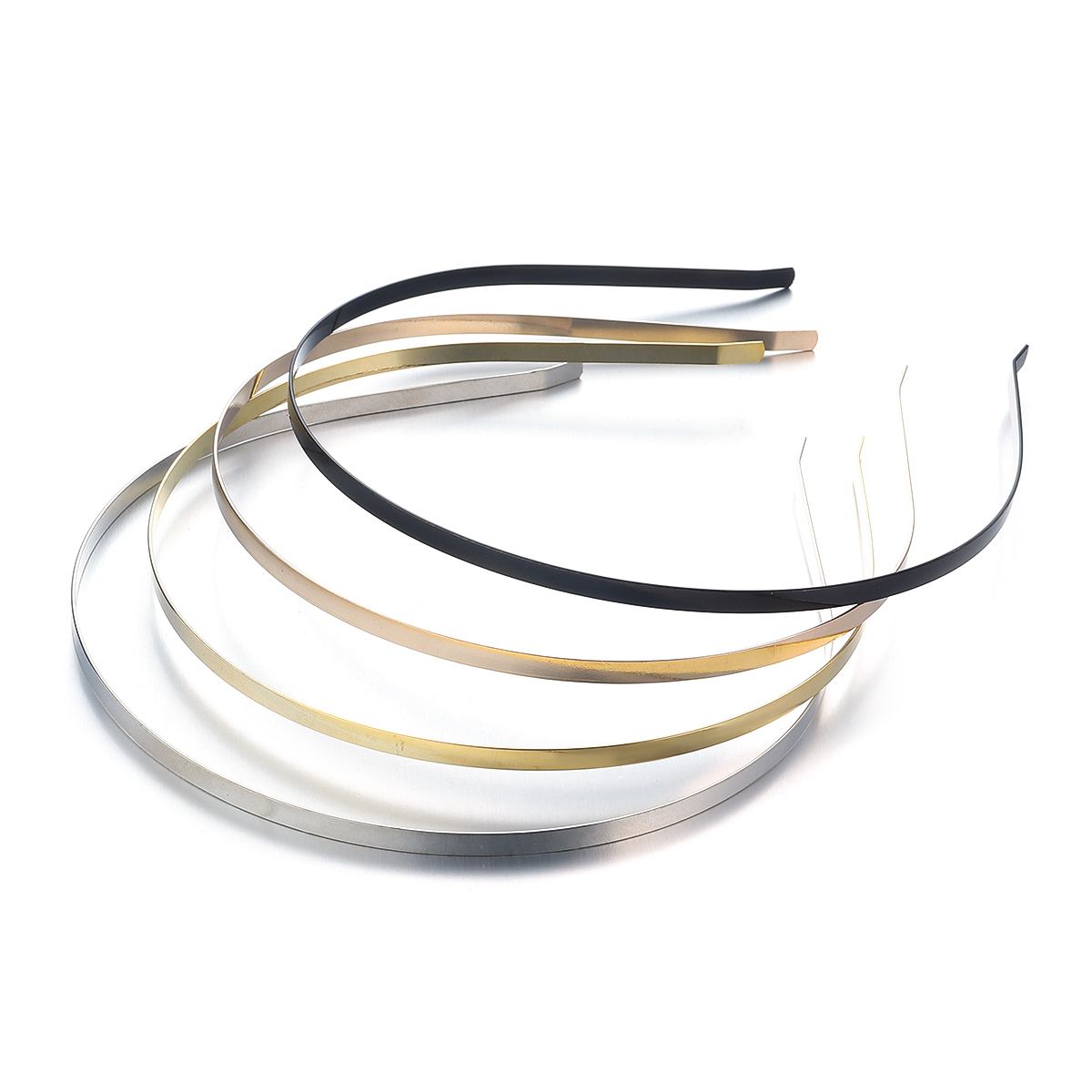 Art And Craft Hair - 10pcs 11x14cm Metal Solid Color Headband