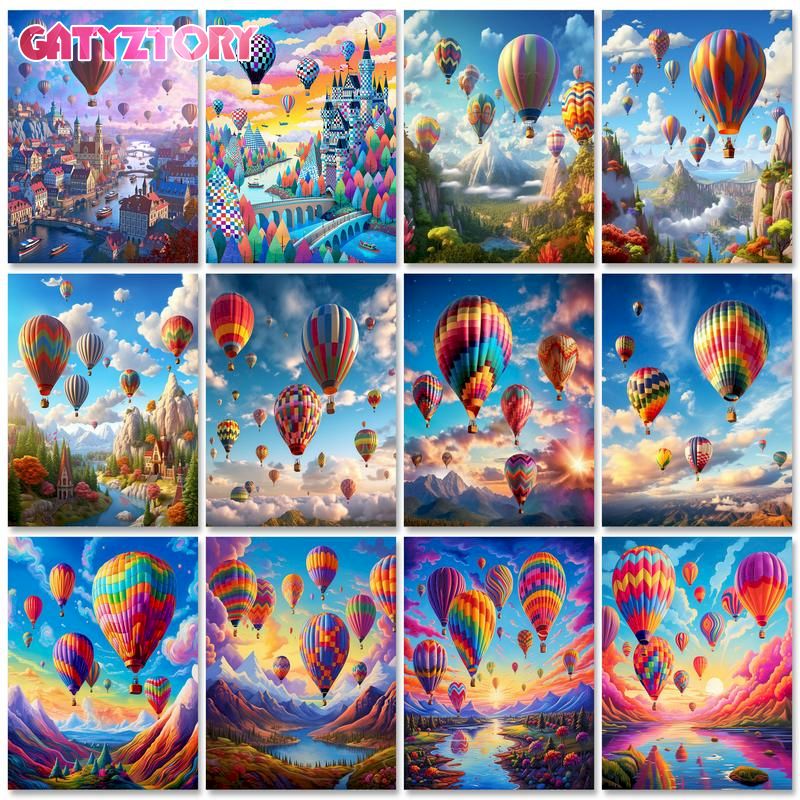 Art Craft Ideas With Paper - GATYZTORY Hot Air Balloon Diamond Painting