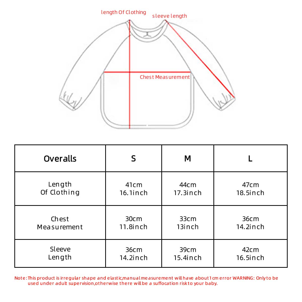Kids Baby Long Sleeved PU Bibs - огляд і ціна Art Craft And Cloth