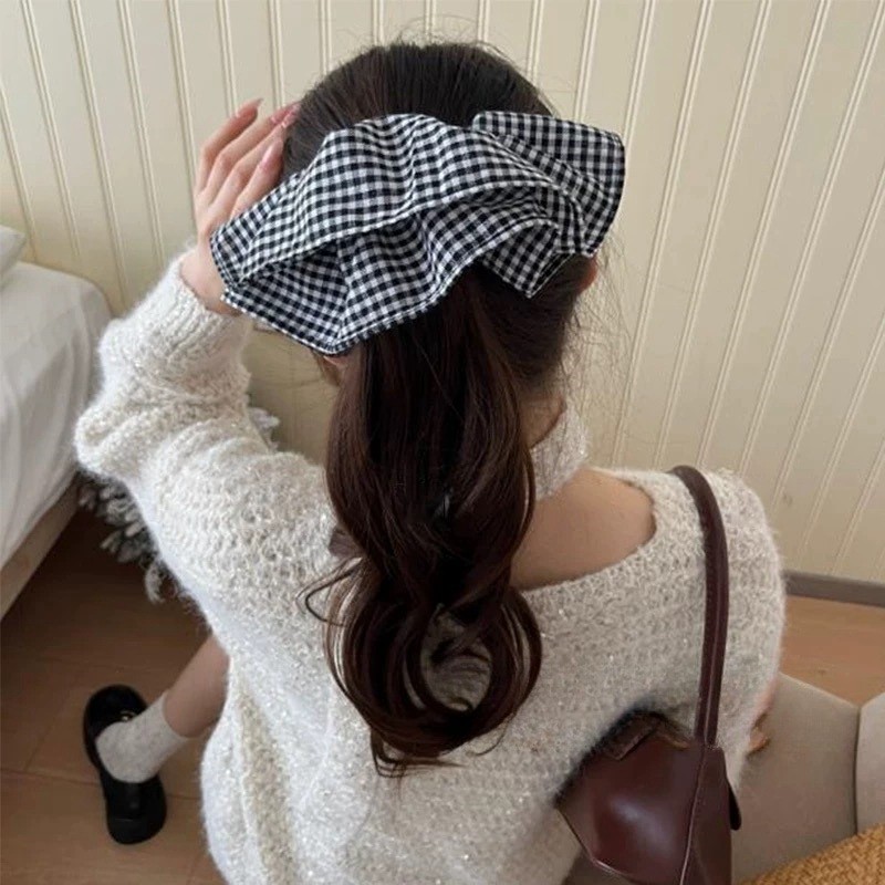 Extra Large Plaid Hair Ties El - огляд і ціна Art And Craft Hair