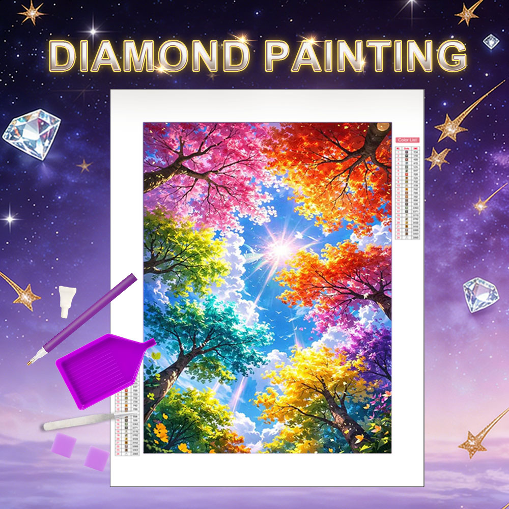 HUACAN Diamond Painting Tree L - огляд і ціна Art And Craft Autumn