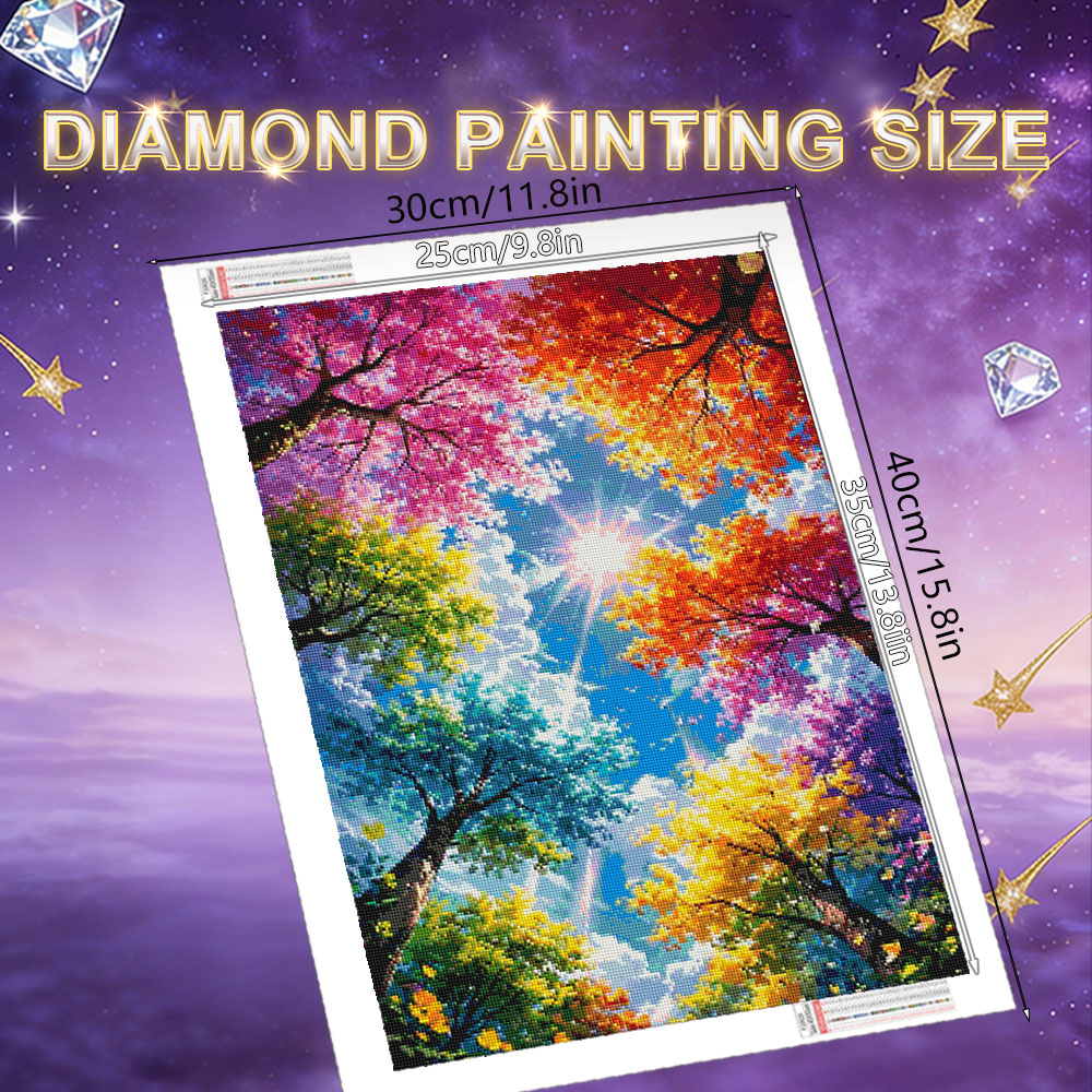 HUACAN Diamond Painting Tree L - огляд і ціна Art And Craft Autumn