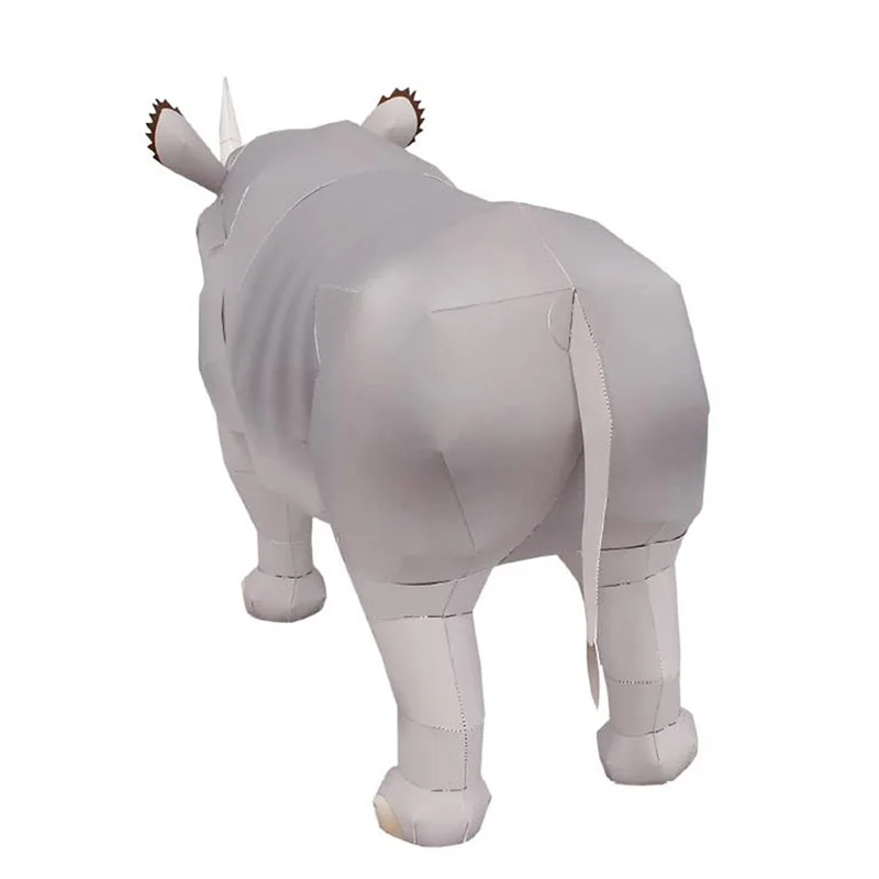 Rhinoceros Hook-lipped Handmad - огляд і ціна Art Craft Cardboard