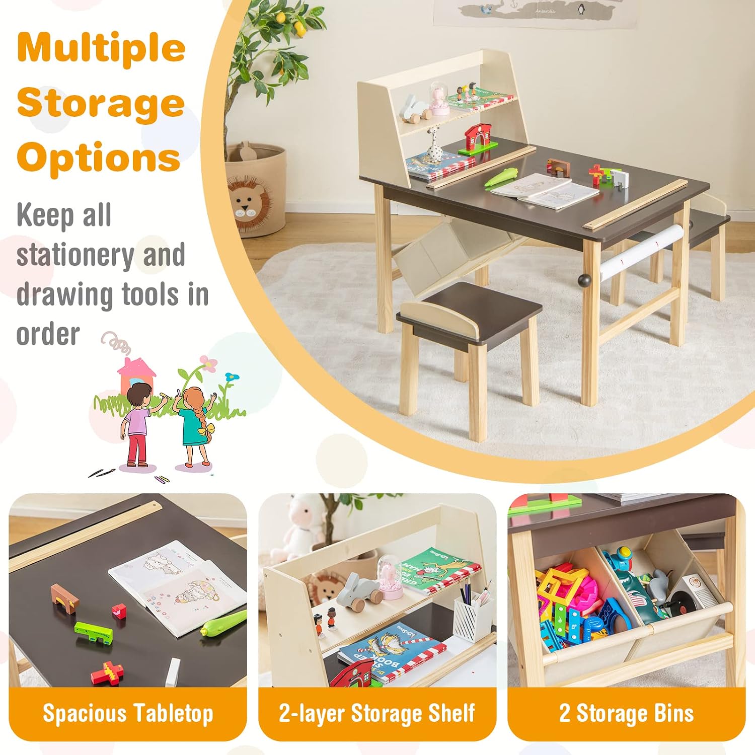 Kids Art Table and Chair Set,  - огляд і ціна Art Craft Toddler