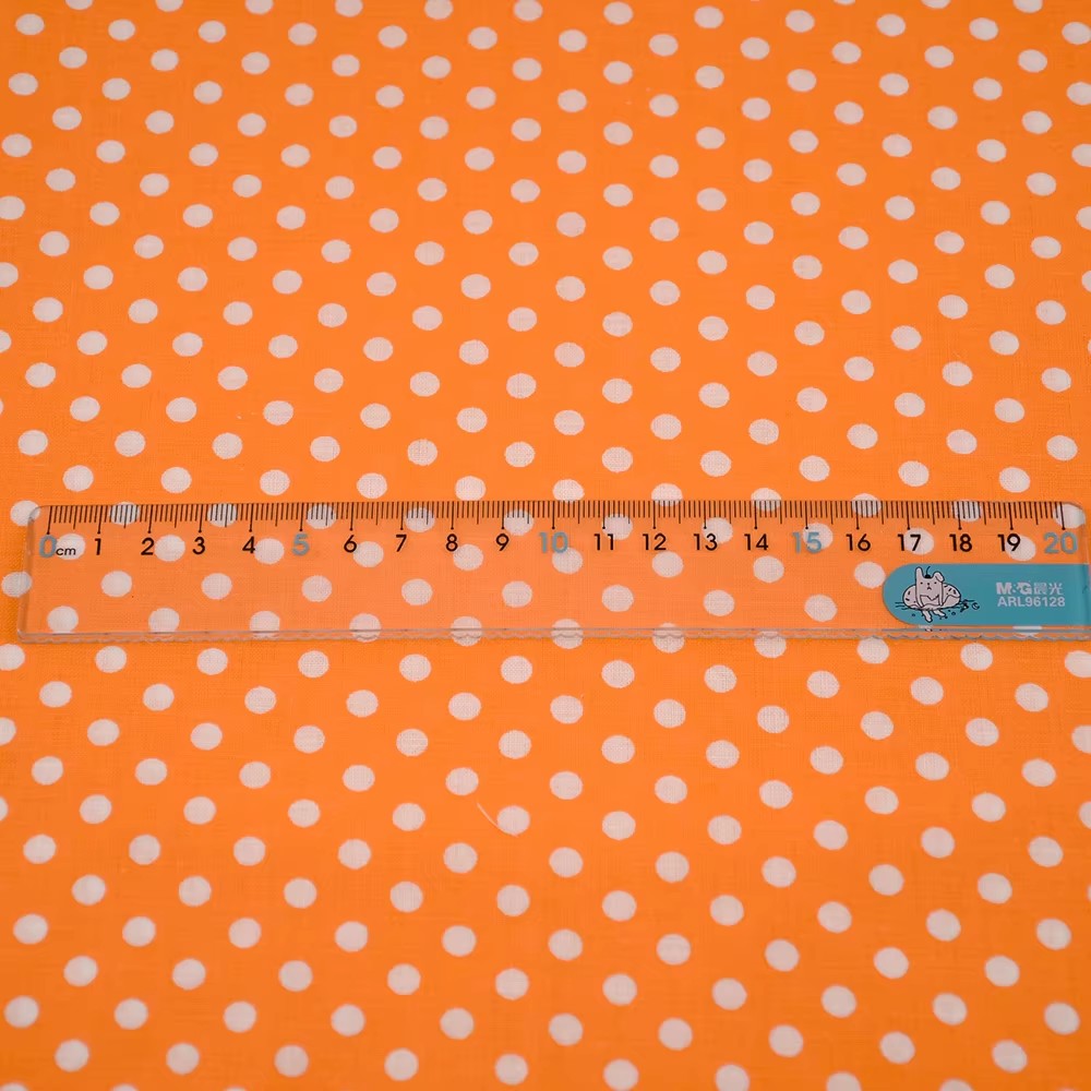 50X150CM White Orange Polka Do - огляд і ціна Artwork Craft