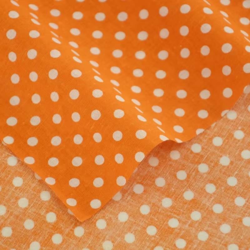 50X150CM White Orange Polka Do - огляд і ціна Artwork Craft
