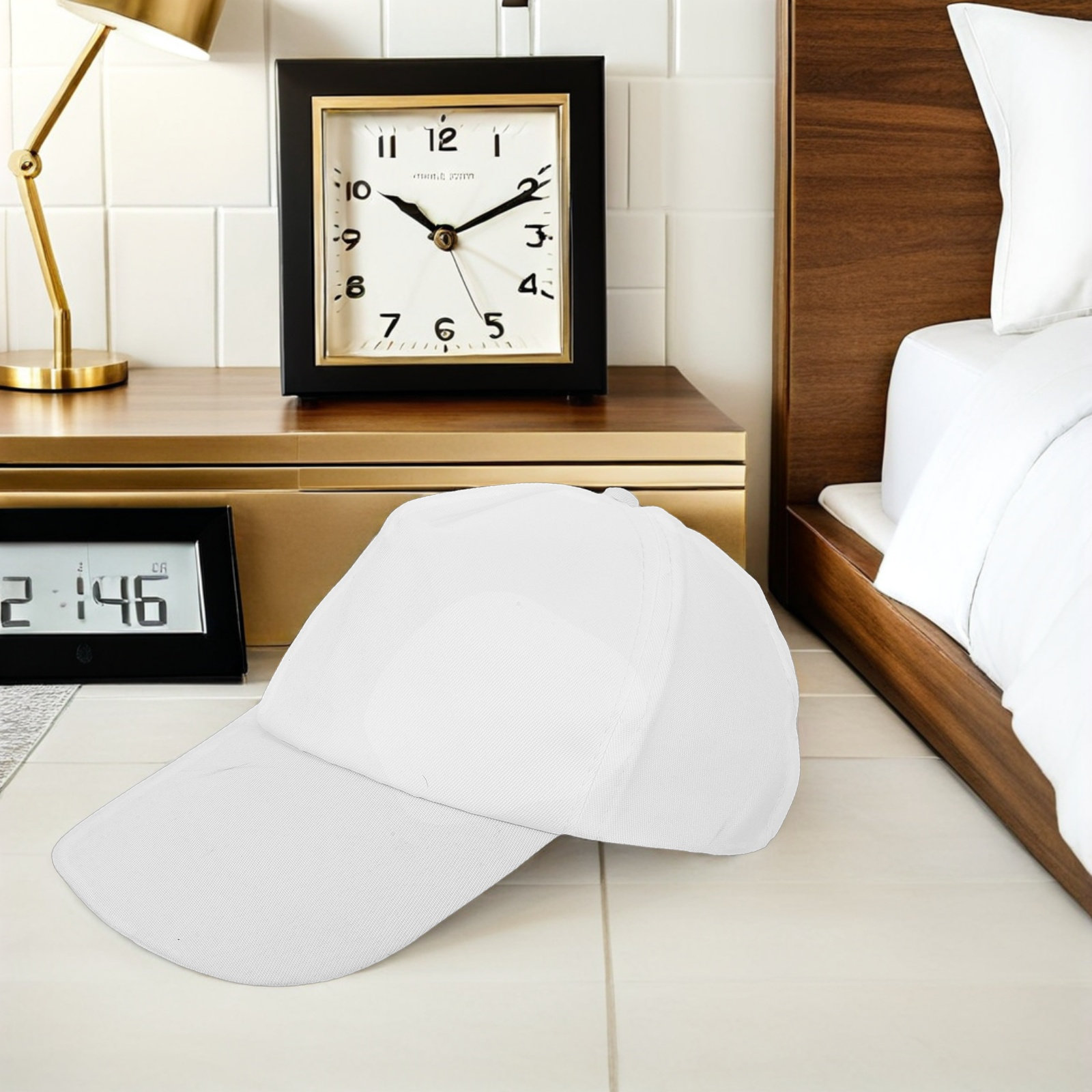 1Set Kids White Baseball Caps  - огляд і ціна Art Craft Toddler