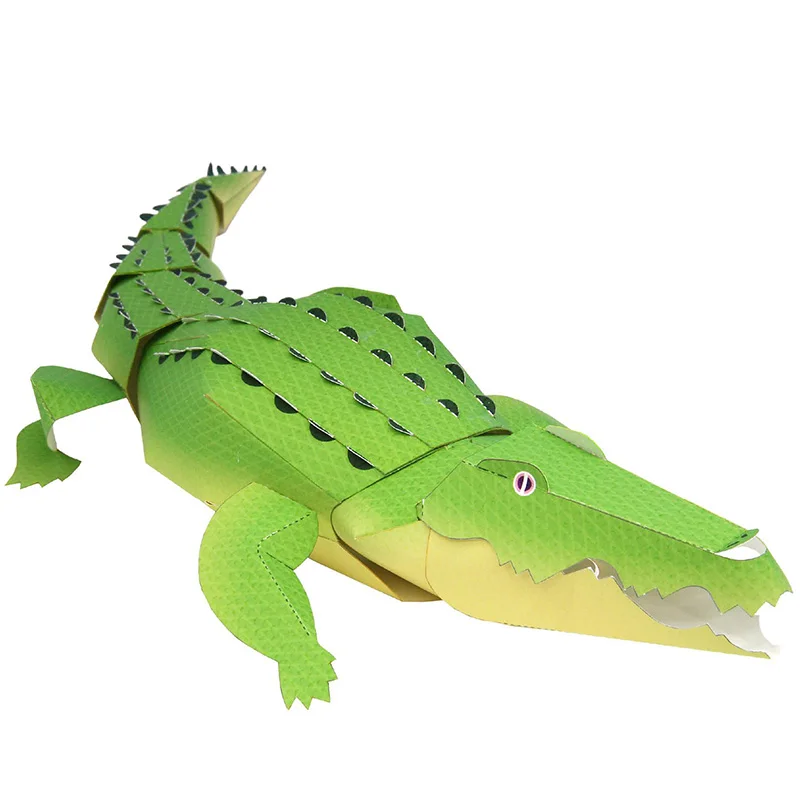 Crocodile Folding Origami Art  - огляд і ціна Art Craft Cardboard
