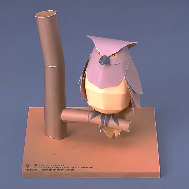 Blakiston's Fish Owls Origami  - огляд і ціна Art Craft Cardboard