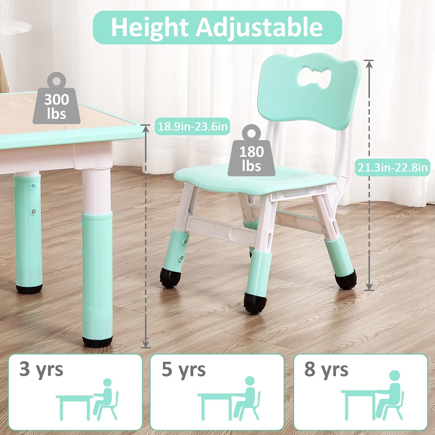 TackView 23inch Kids Table and - огляд і ціна Art Craft Toddler