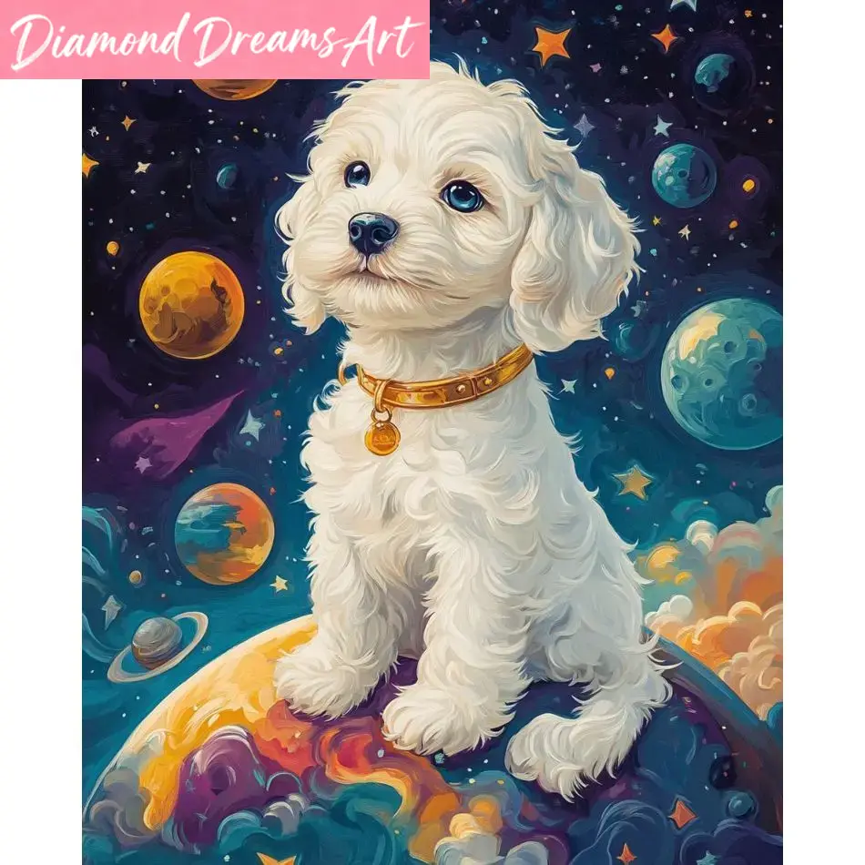 Frameless, Dog 5d Diamond Pain - огляд і ціна Art Craft Ideas With Paper