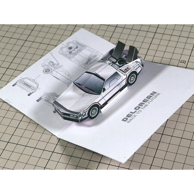 Back To The Future POP-UP Card - огляд і ціна Art Craft Cardboard