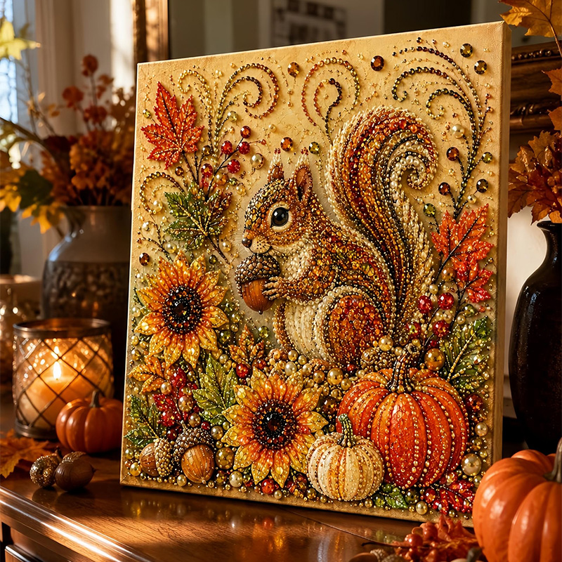 Autumn Painting Pearl Art DIY  - огляд і ціна Art And Craft Autumn