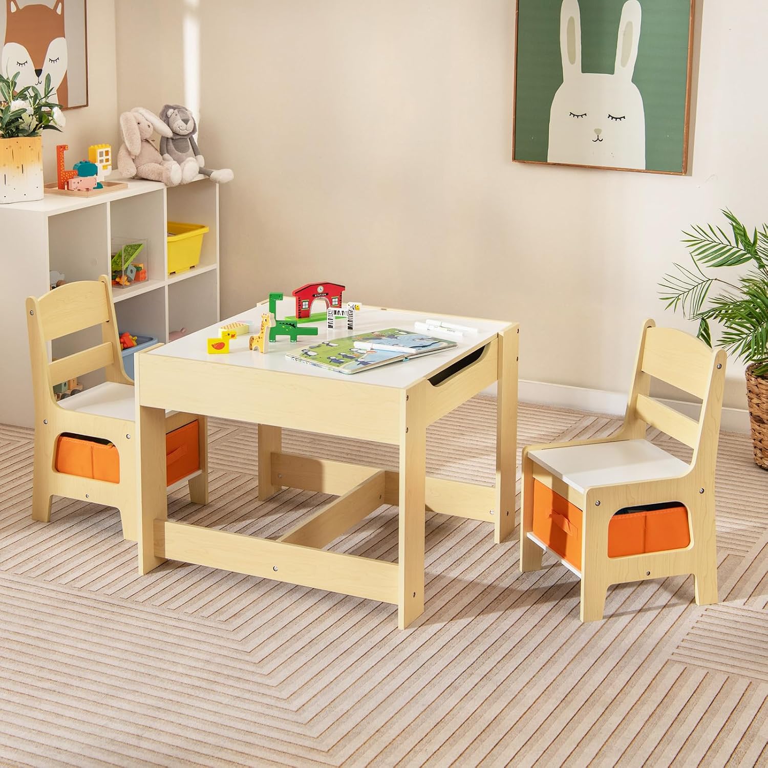 Kids Table and Chair Set, 3 in - огляд і ціна Art Craft Toddler