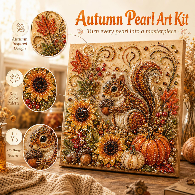 Autumn Pearl Painting Kit Cute - огляд і ціна Art And Craft Autumn