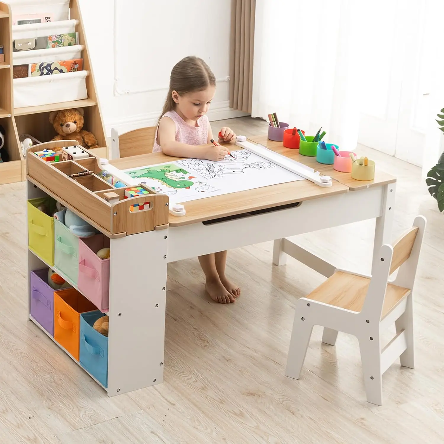 Kids Art Table and Chair Set w - огляд і ціна Art Craft Toddler