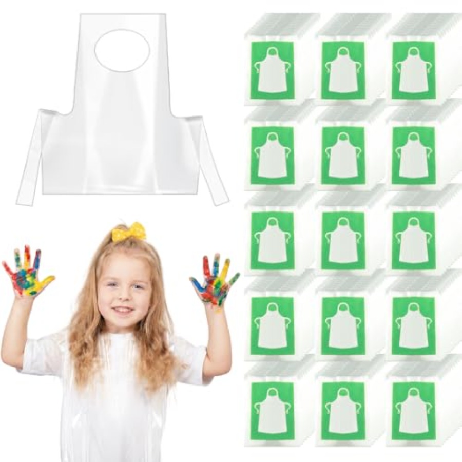 HKACSTHI Disposable Aprons for - огляд і ціна Art Craft Toddler