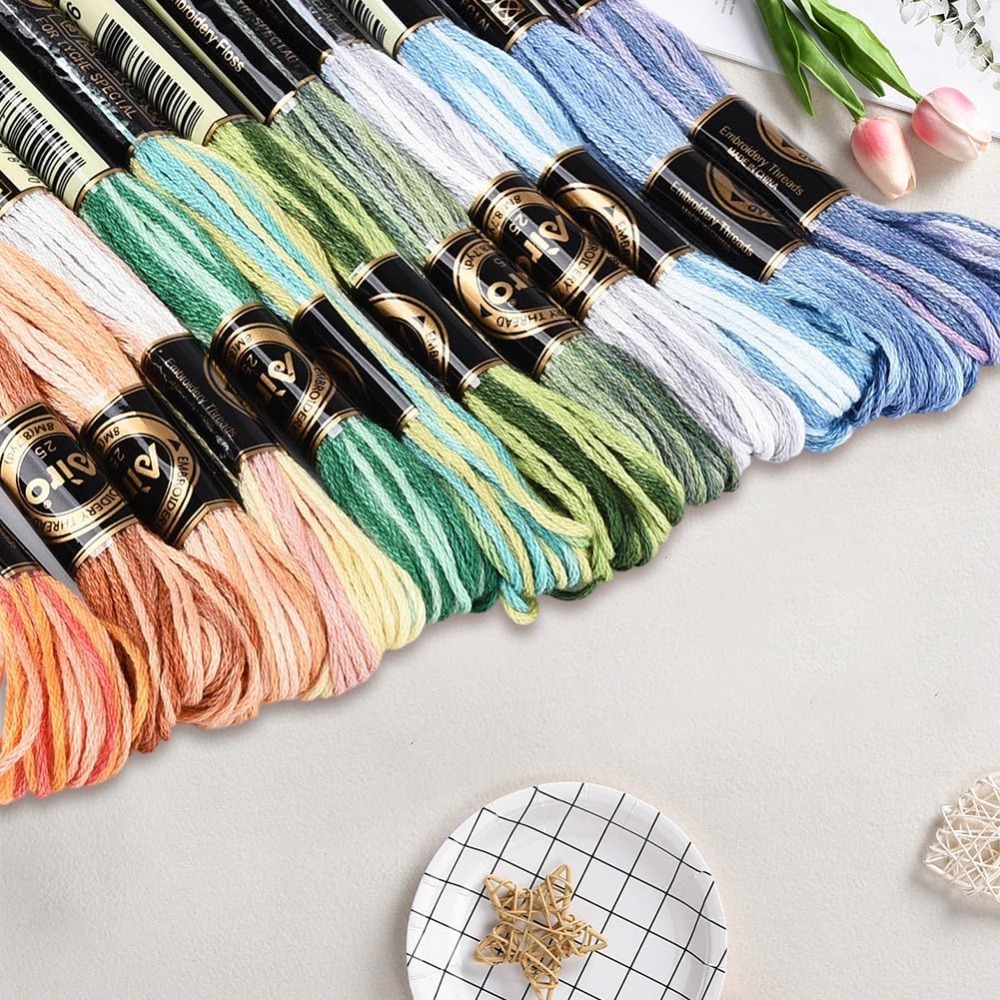 12 Skeins 105 Yards Cross Stit - огляд і ціна Artwork Craft