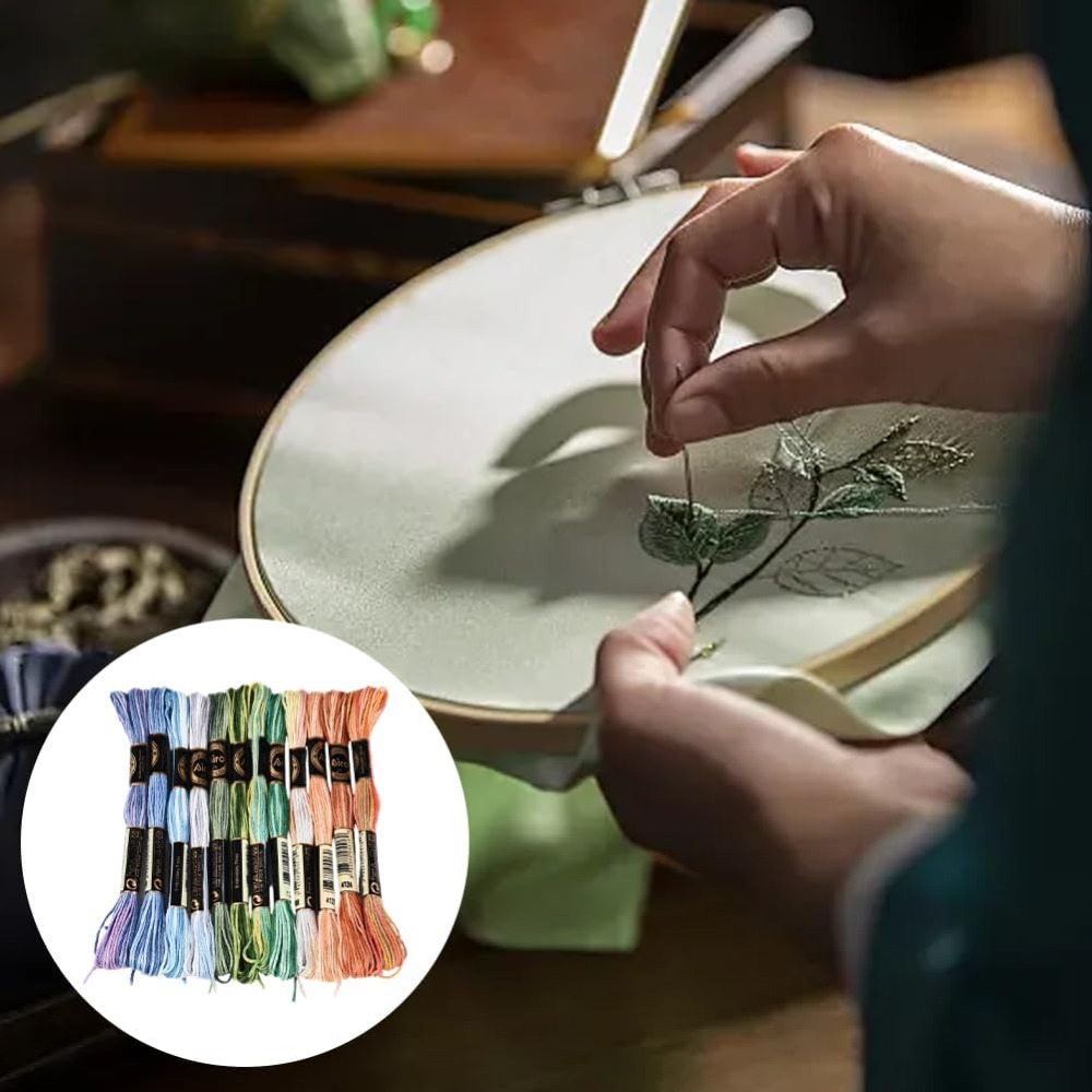 12 Skeins 105 Yards Cross Stit - огляд і ціна Artwork Craft