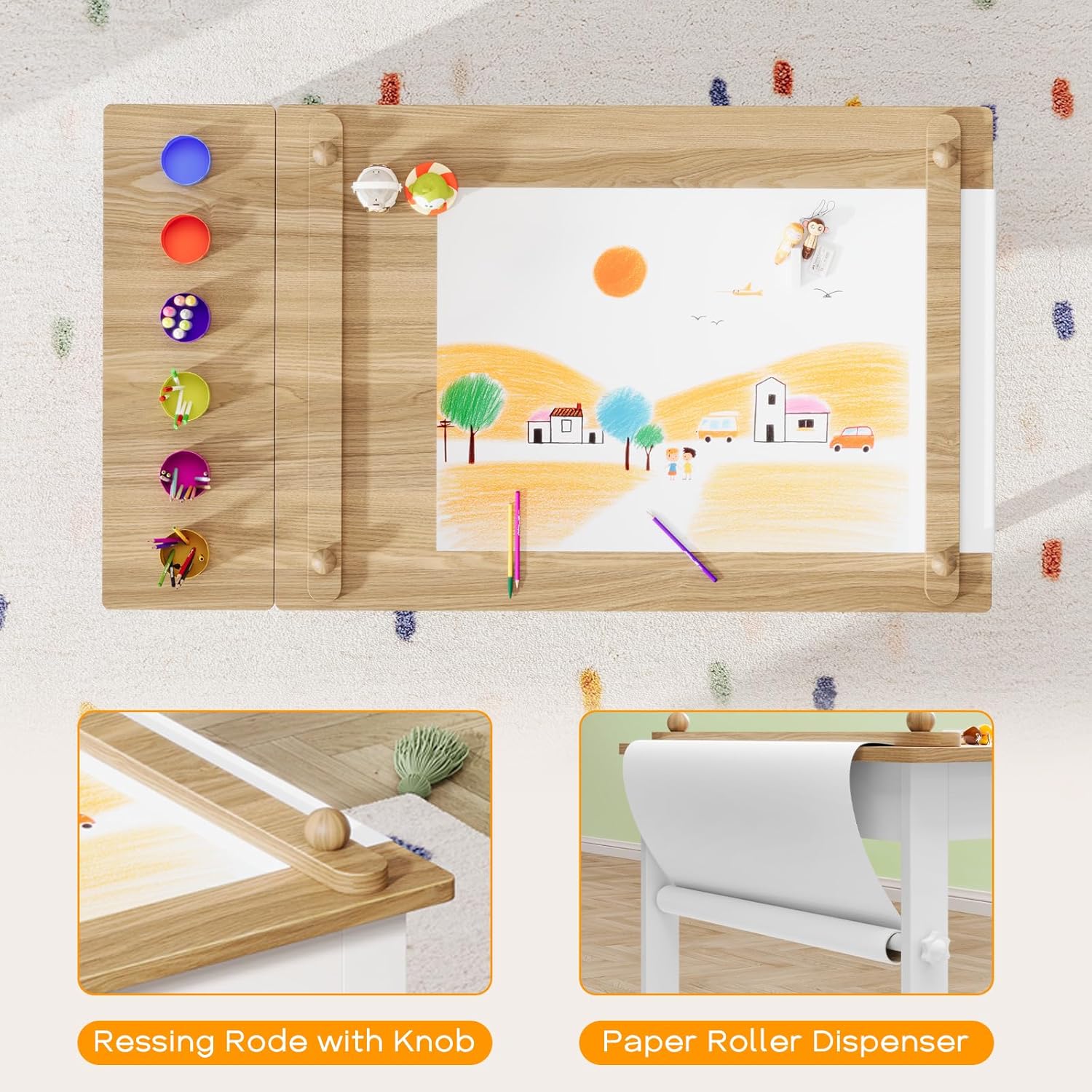 Kids Art Table and Chairs, Tod - огляд і ціна Art Craft Toddler