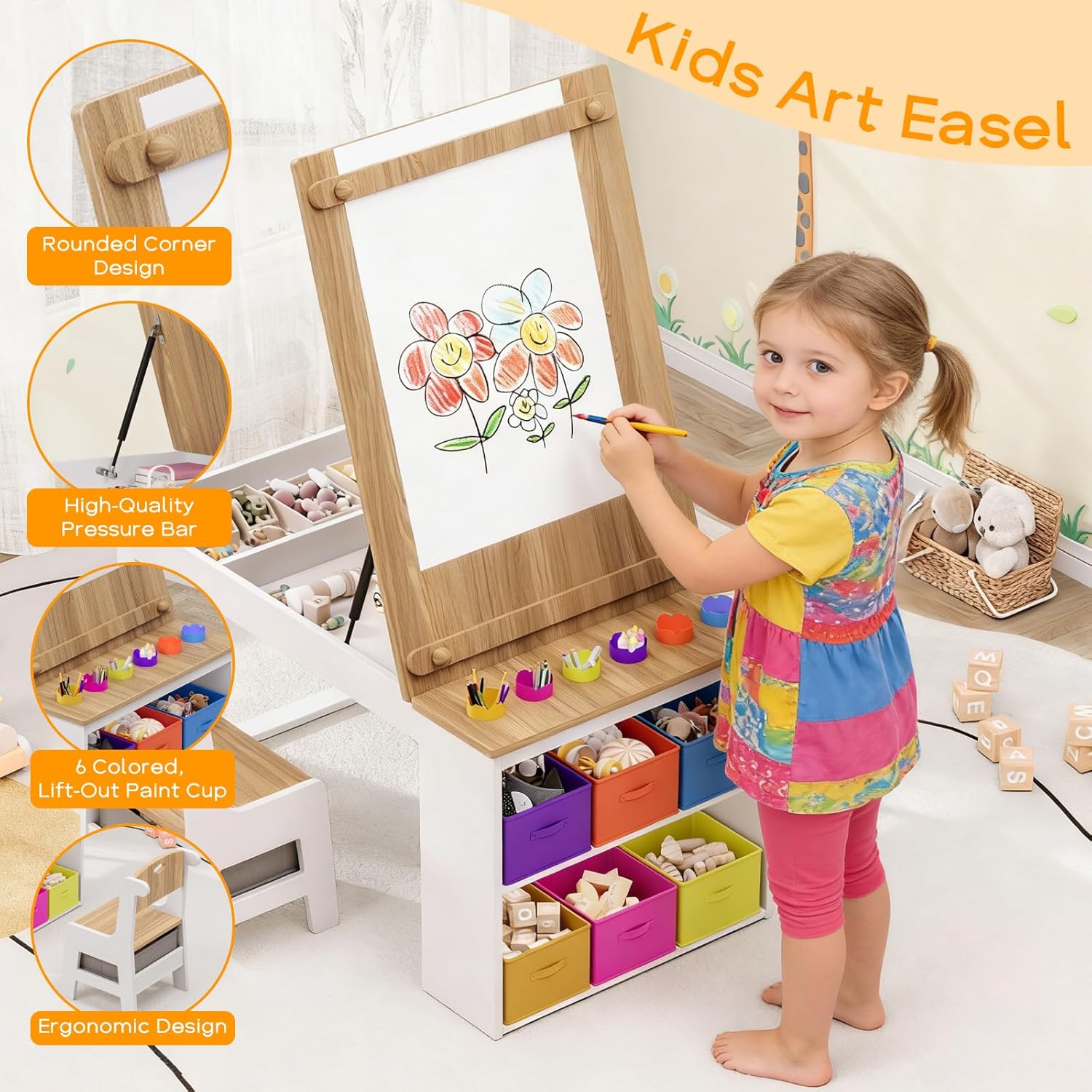 Kids Art Table and Chairs, Tod - огляд і ціна Art Craft Toddler