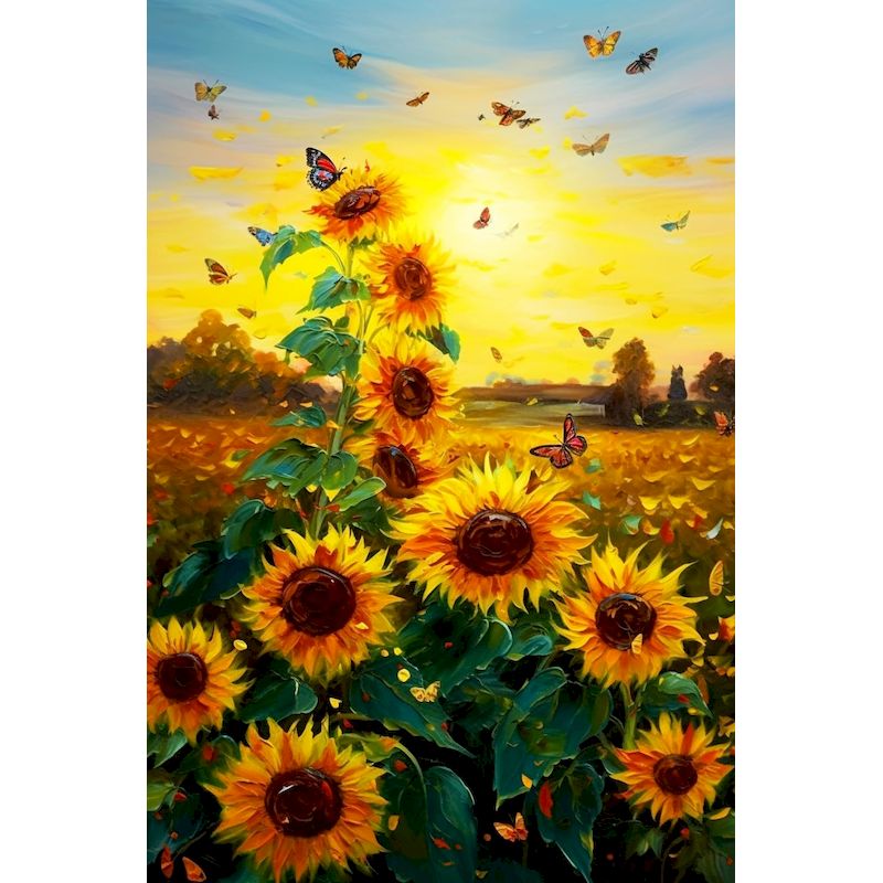 RUOPOTY Sunflower Diamond Pain - огляд і ціна Art Craft Ideas With Paper