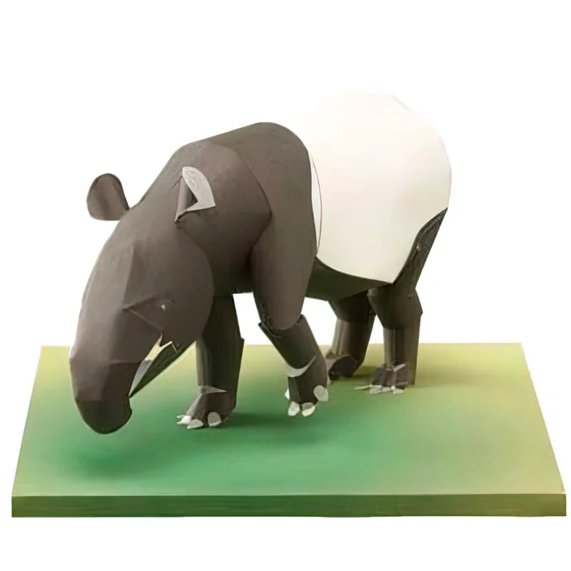 Malayan Tapir Origami Art Mini - огляд і ціна Art Craft Cardboard