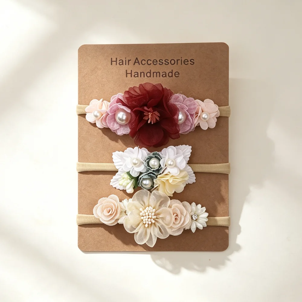 3pcs Baby Girl Elastic Headban - огляд і ціна Art And Craft Hair