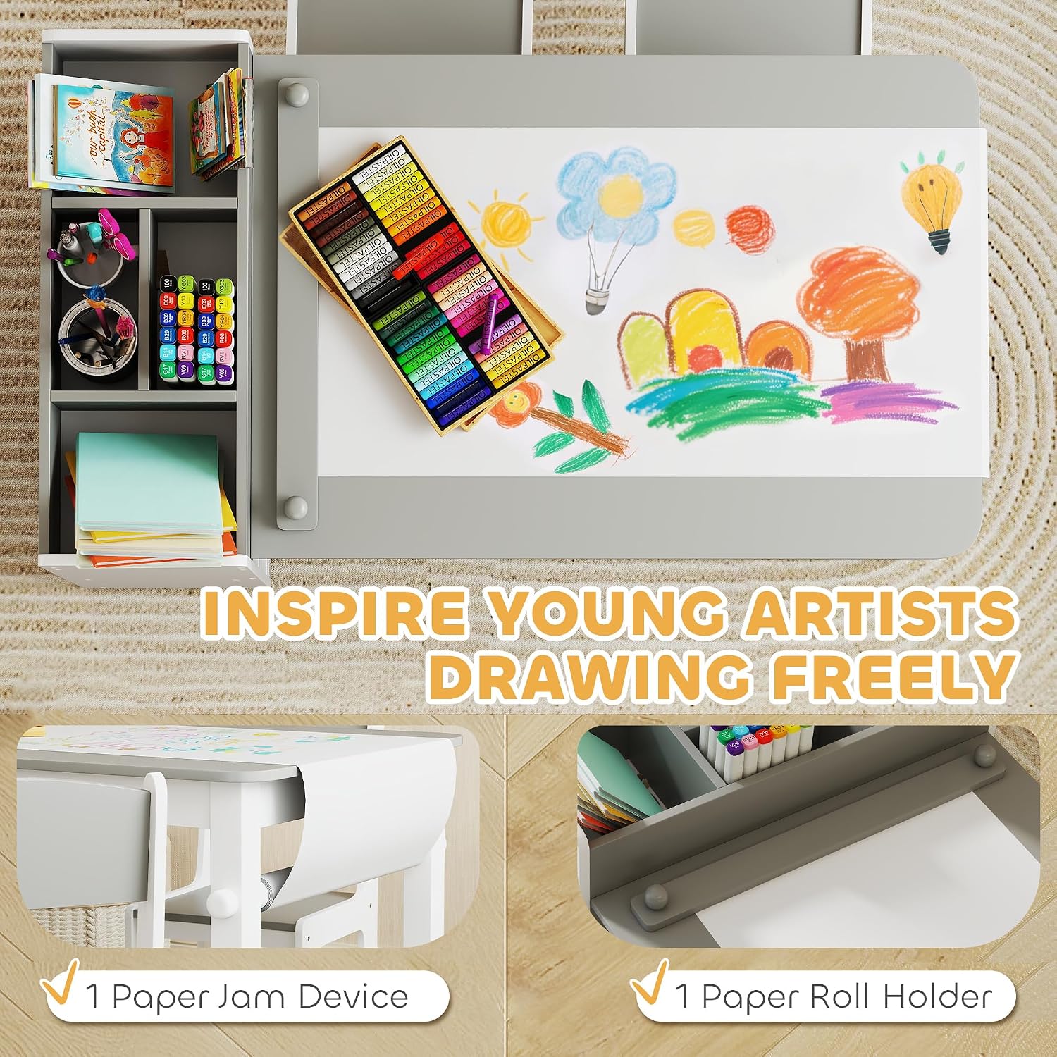 Kids Art Table & Easel Chair S - огляд і ціна Art Craft Toddler