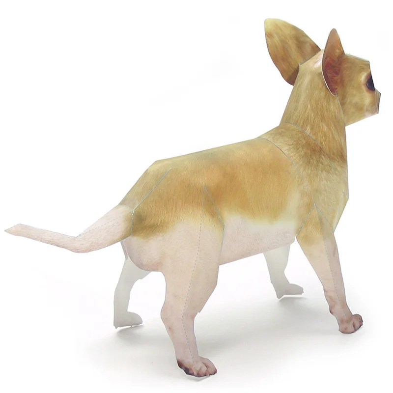 Chihuahua Dog Origami Art Pet  - огляд і ціна Art Craft Cardboard