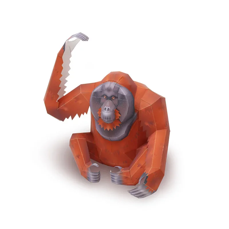 Orangutan Gorilla Origami Art  - огляд і ціна Art Craft Cardboard