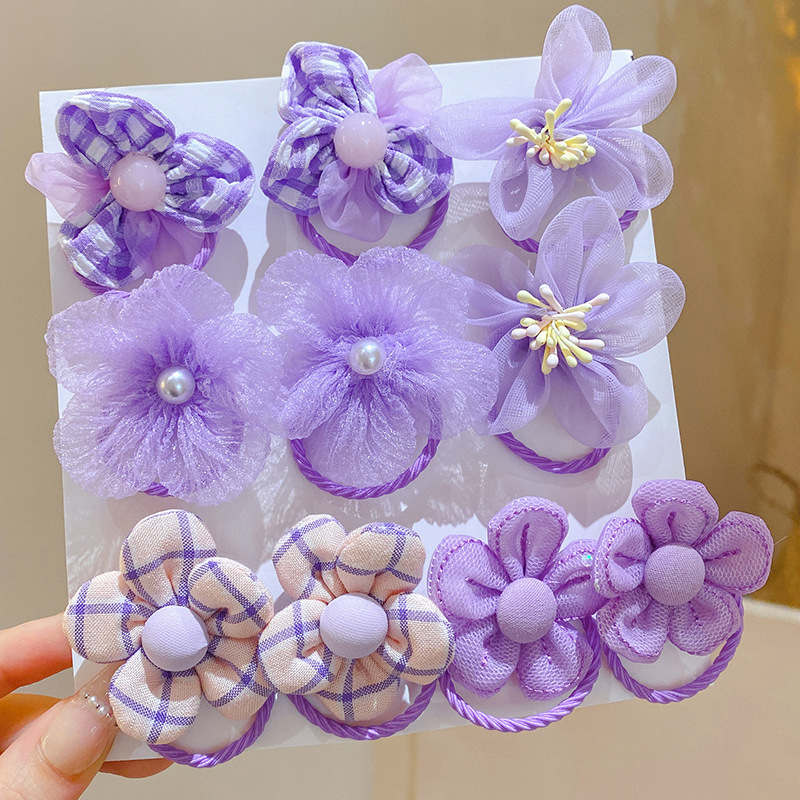 10Pcs Children's Mesh Flower H - огляд і ціна Art And Craft Hair