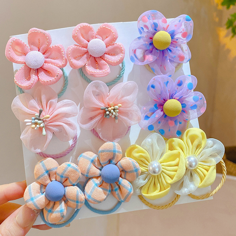 10Pcs Children's Mesh Flower H - огляд і ціна Art And Craft Hair