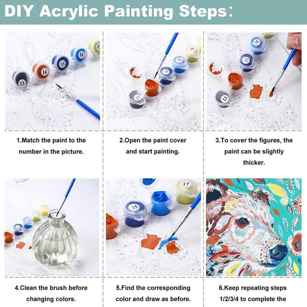 DIY Paint by Numbers Kit for A - огляд і ціна Art Craft And Cloth