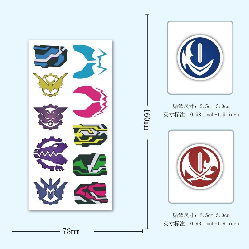 60 Sheets Kamen Rider Logo Sti - огляд і ціна Artwork Craft