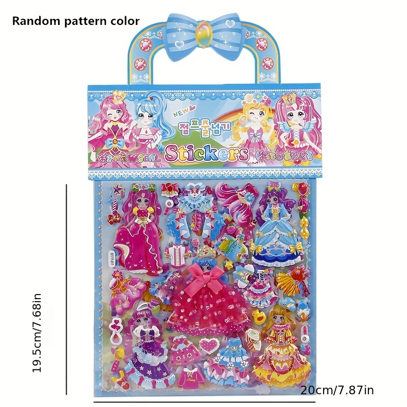 Princess Dress Up Puffy Sticke - огляд і ціна Art Craft Toddler