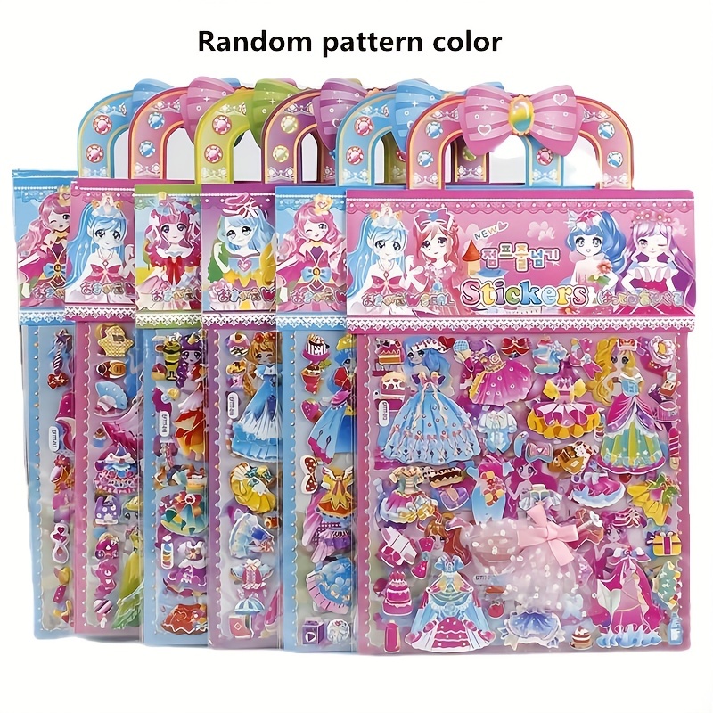 Princess Dress Up Puffy Sticke - огляд і ціна Art Craft Toddler