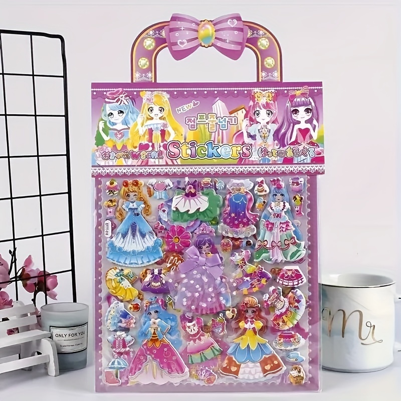 Princess Dress Up Puffy Sticke - огляд і ціна Art Craft Toddler